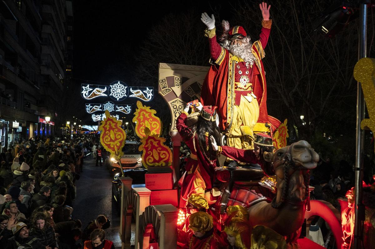Las imágenes de la Cabalgata de los Reyes Magos en Cáceres