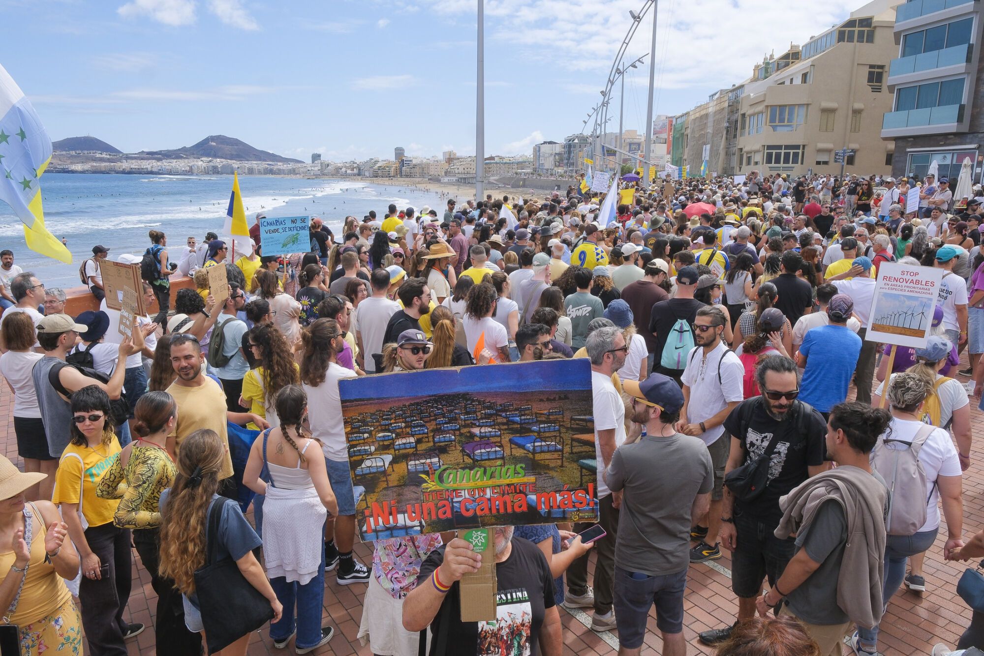 Manifestación Canarias tiene un límite 18M en Las Palmas de Gran Canaria