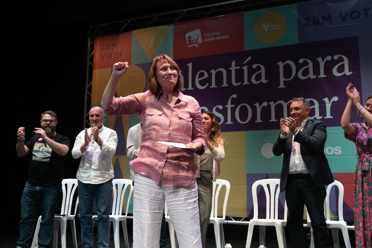 María Marín, durante su intervención este viernes.