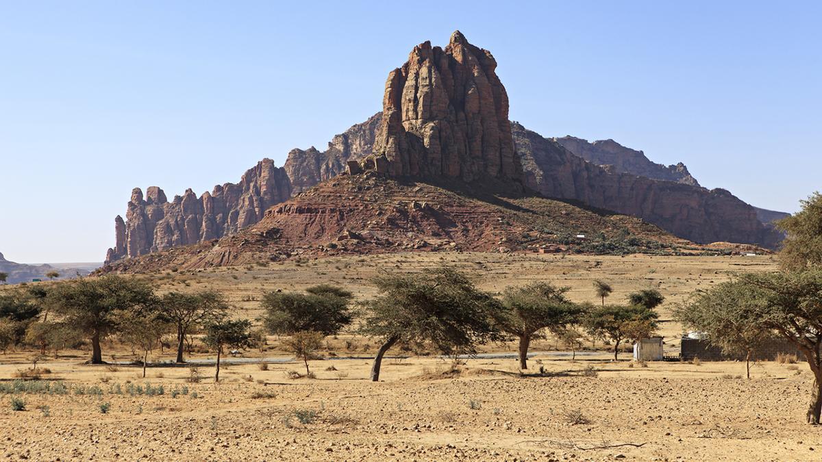Los paisajes rocosos del norte de Etiopía muestran la fuerza natural de un país marcado por montañas, altiplanos y desiertos.