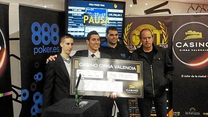 Samuel Bernabéu gana el Cirsa Poker Tour Valencia
