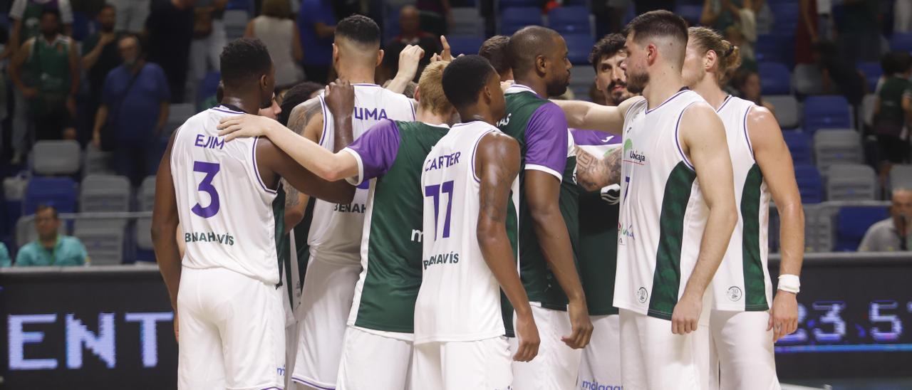 El Unicaja, en la fase previa de la BCL.