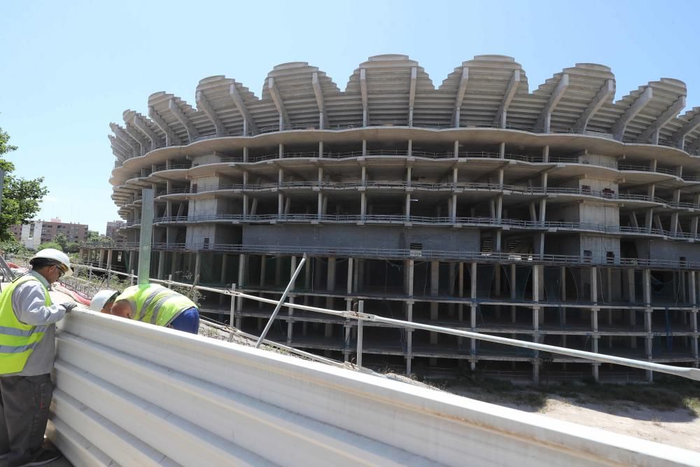 Las imágenes de las obras del nuevo Mestalla