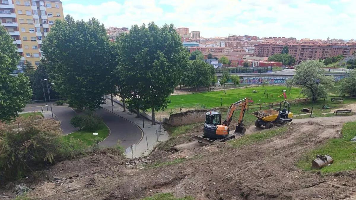 Obras en Peña Trevinca.