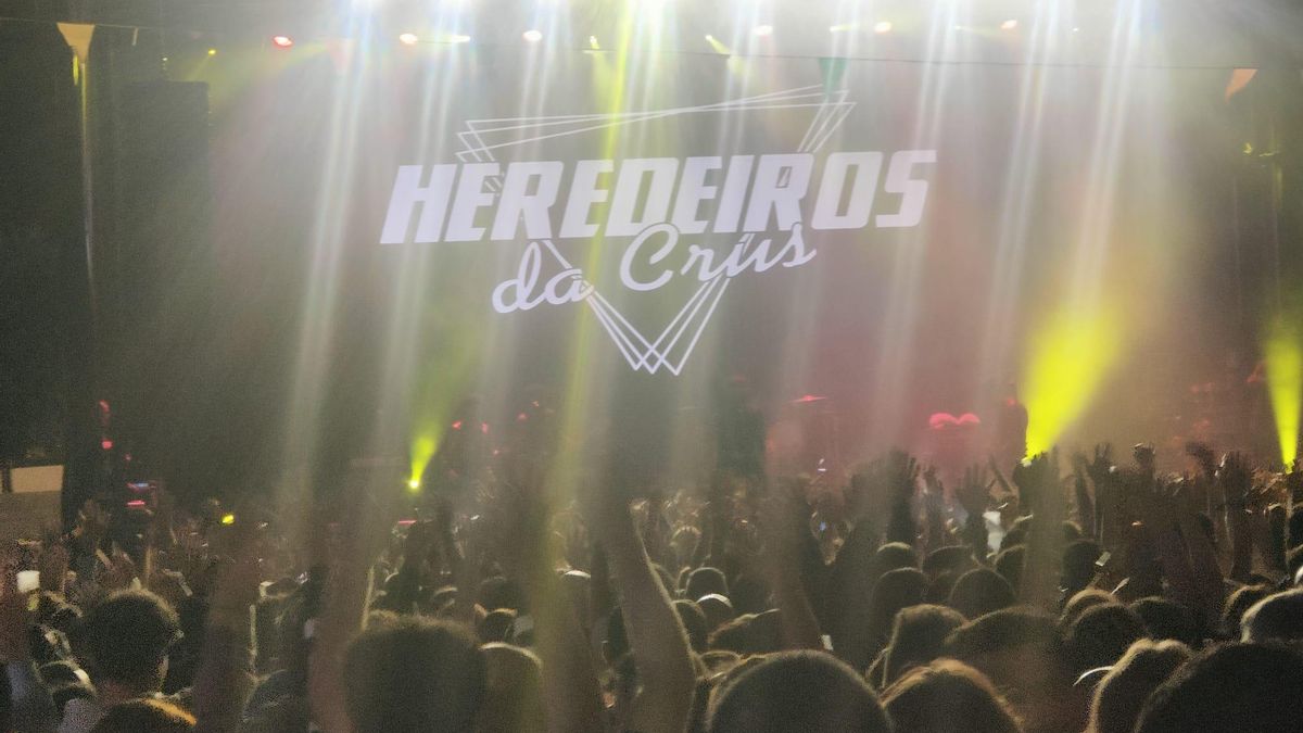 Concierto de Heredeiros da Crus, uno de los de las Festas do Carme de este año.