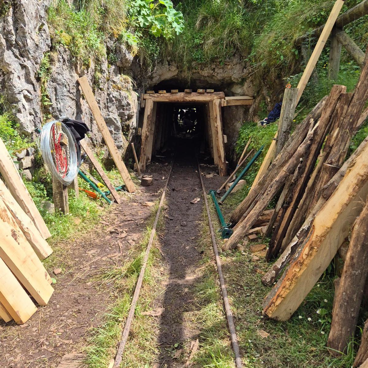 Obras en las minas de Buferrera.