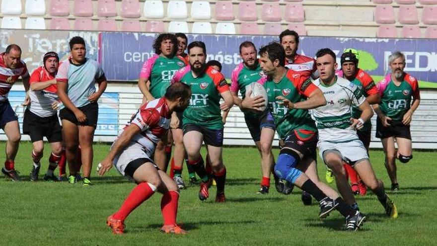 El Zamora Rugby Club durante un partido.