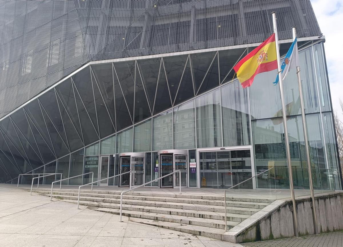Edificio del tribunal de instancia de Ourense.