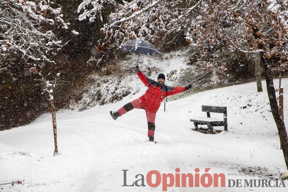 Nieve en las Fuentes del Marqués de Caravaca