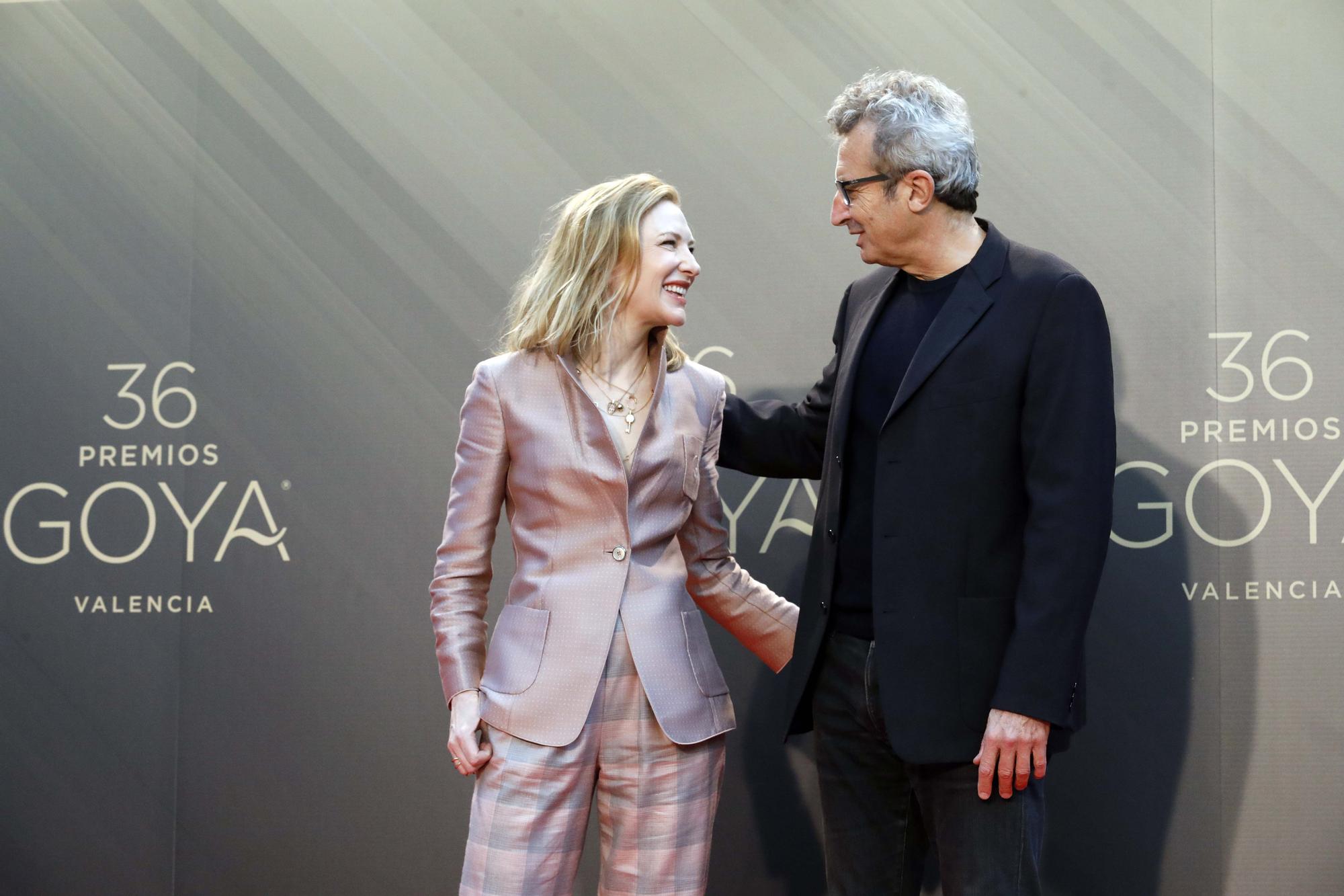 La actriz australiana Cate Blanchett, premio internacional de los Goya, en el Palau de les Arts