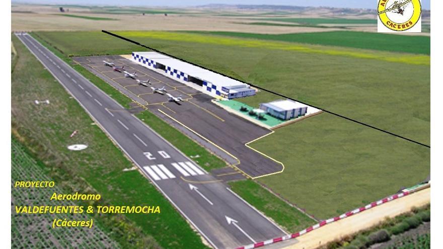 El Aeroclub de Cáceres ya tramita abrir un aeródromo para zanjar una deficiencia crónica