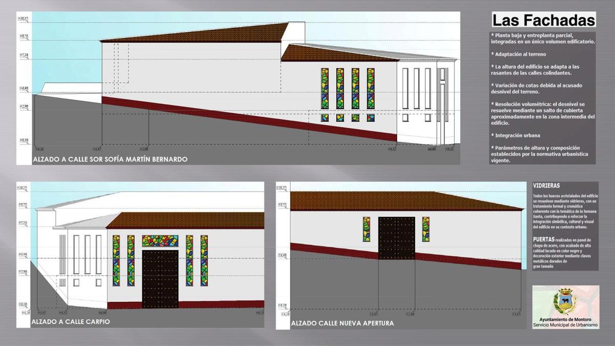 Diseño del edificio que proyecta el Ayuntamiento de Montoro en la zona de Conde de Nebrón.