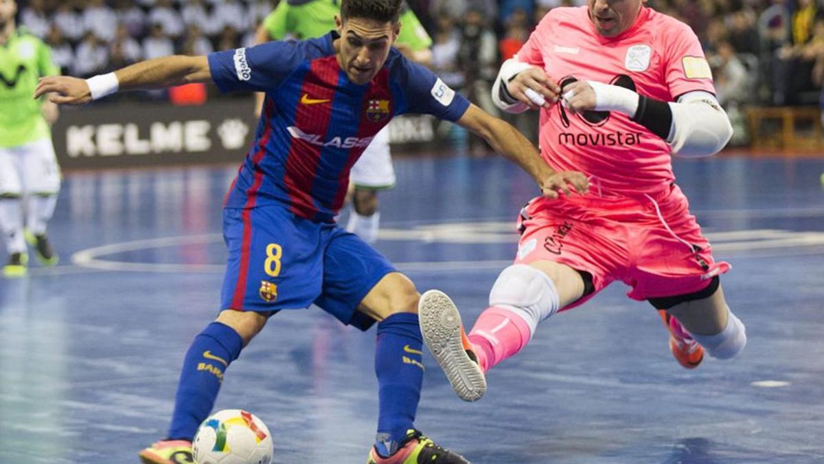 Adolfo, jugador del FC Barcelona Lassa