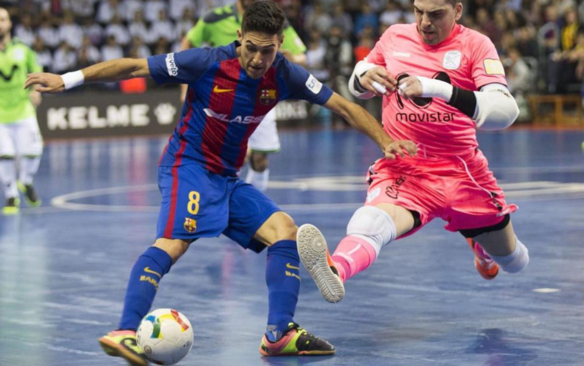 Adolfo, jugador del FC Barcelona Lassa