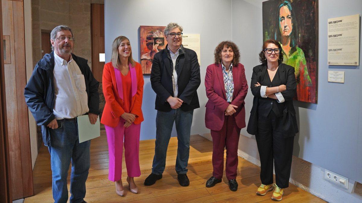 Por la izquierda, Conde, Baleato, Domínguez, Sanmartín y Mareiras,