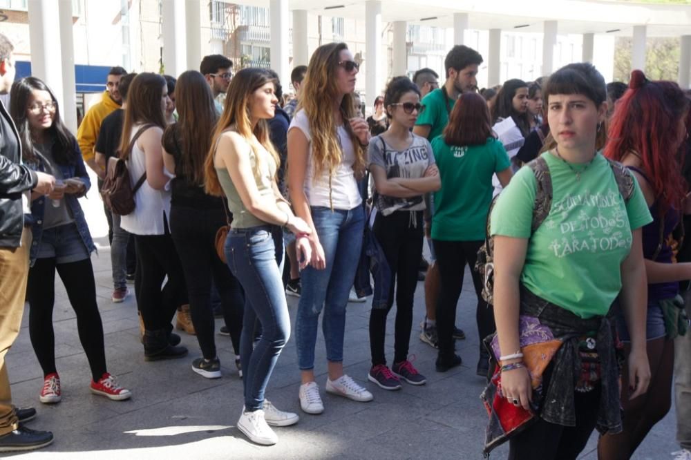 Manifestación en Murcia contra la Lomce