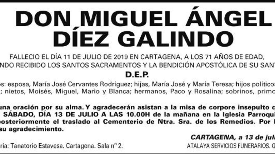 D. Miguel Ángel Díez Galindo