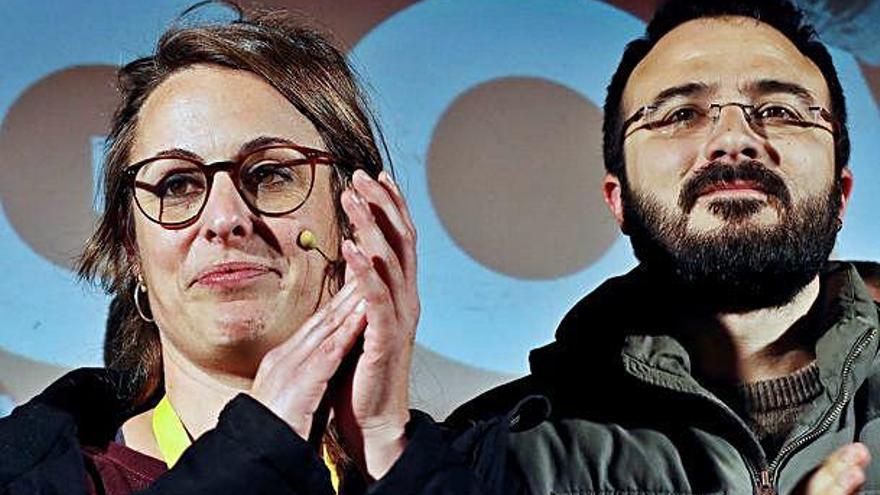 Mireia Vehí i Albert Botrán, els dos diputats electes de la CUP