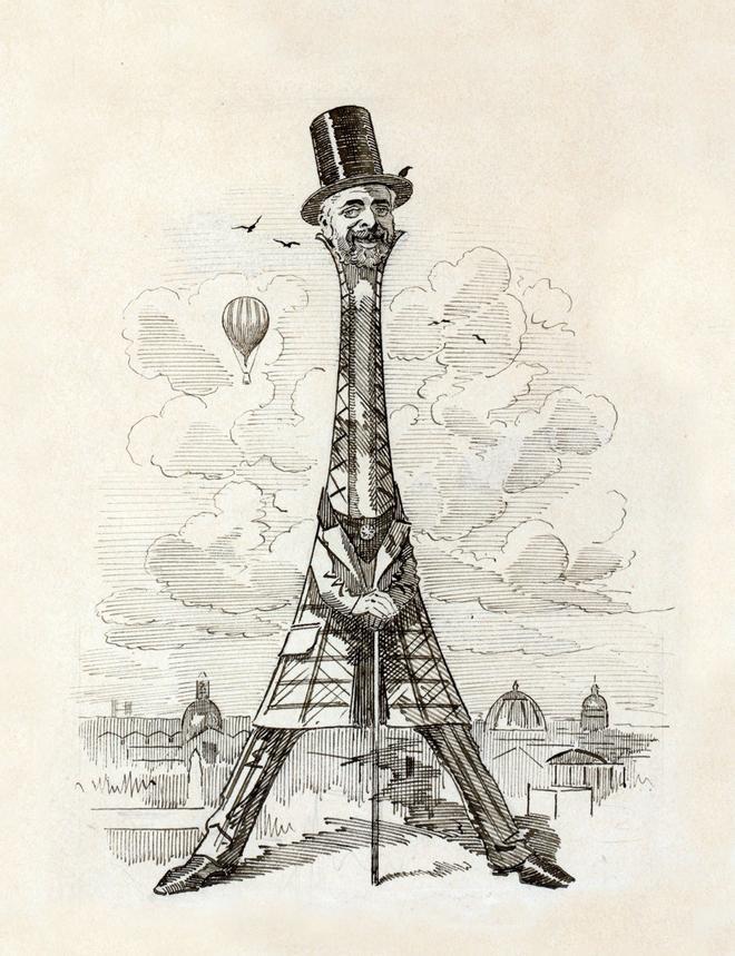 Caricatura Gustave Eiffel