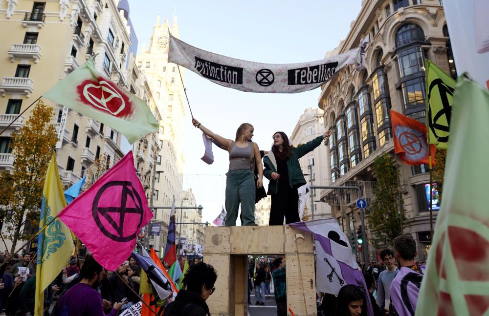 Protesta en Madrid contra el cambio climático