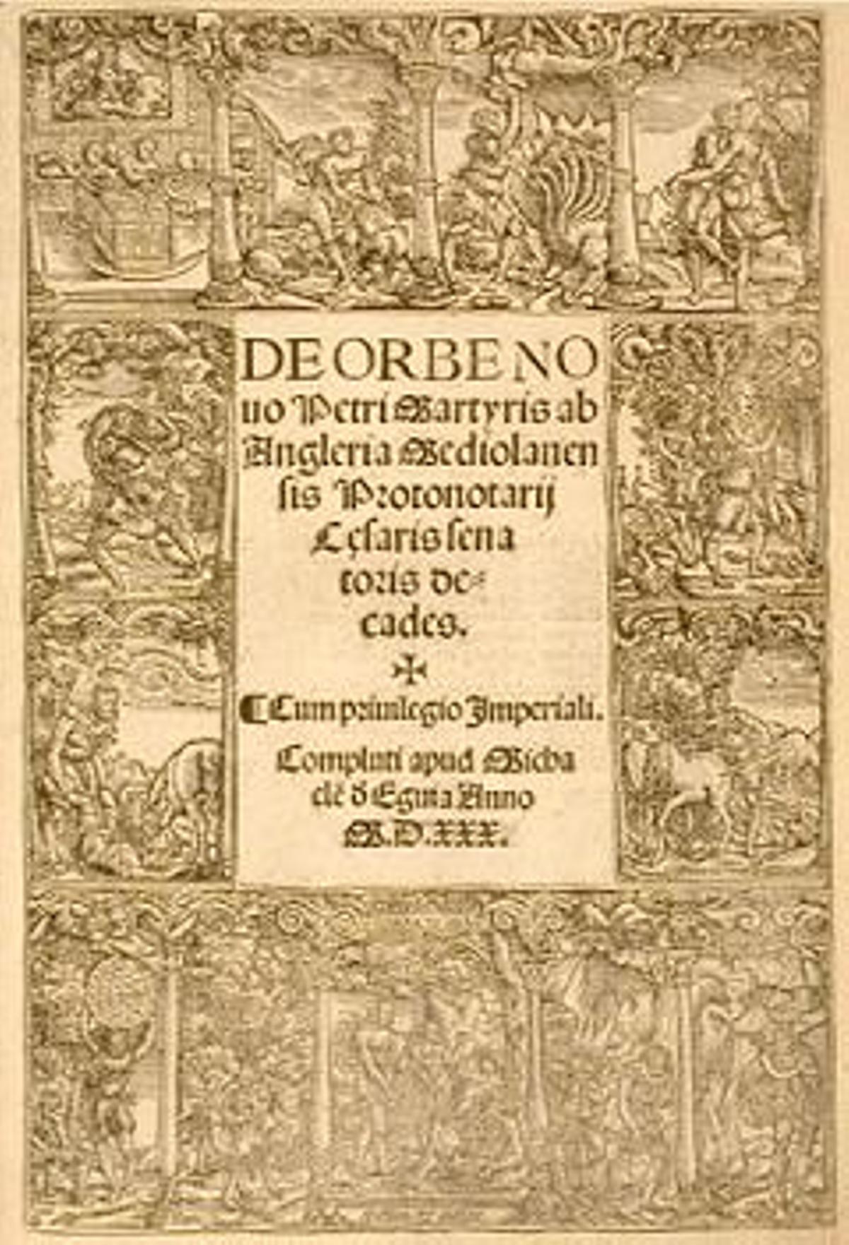 DE ORBE NOVO, de Pietro Martire