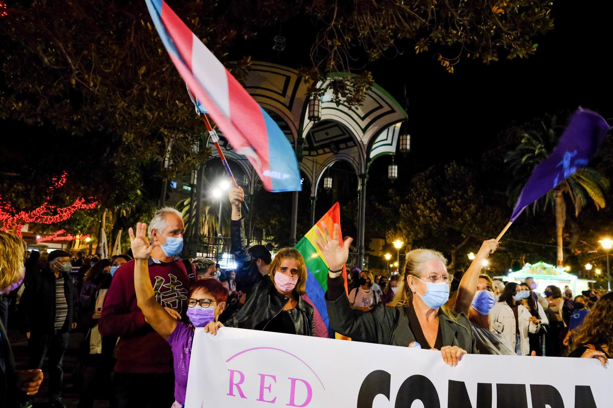 Manifestación del 25N en Las Palmas de Gran Canaria