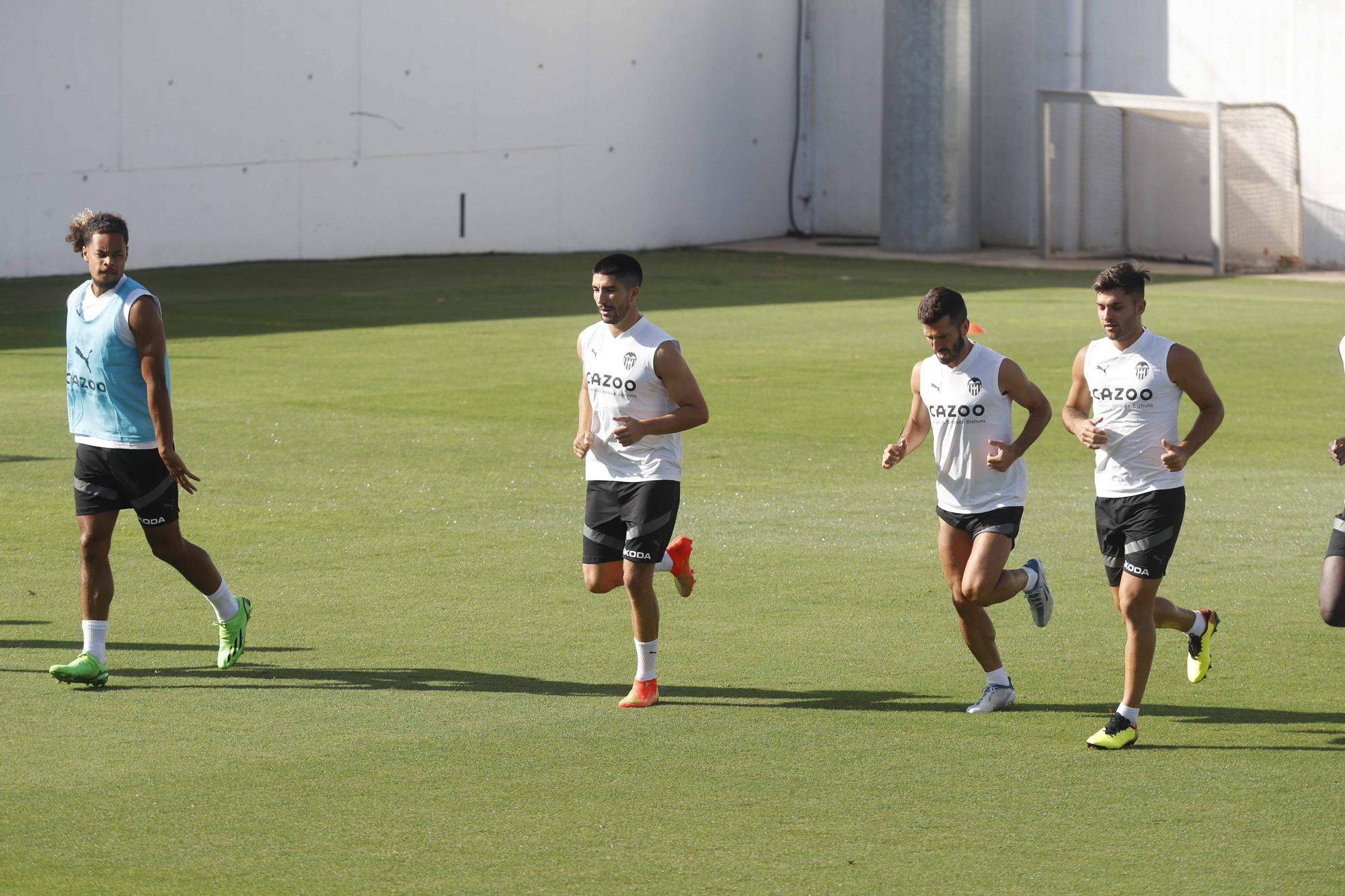 Entrenamiento previo a la segunda jornada de Laliga frente al Athletic de Bilbao