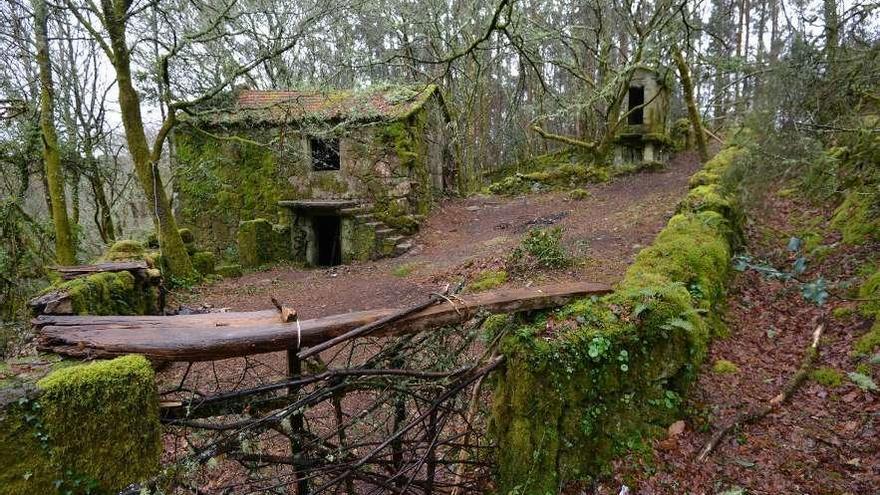 Aldea abandonada de Arufe, en Cerdedo-Cotobade. // Gustavo Santos