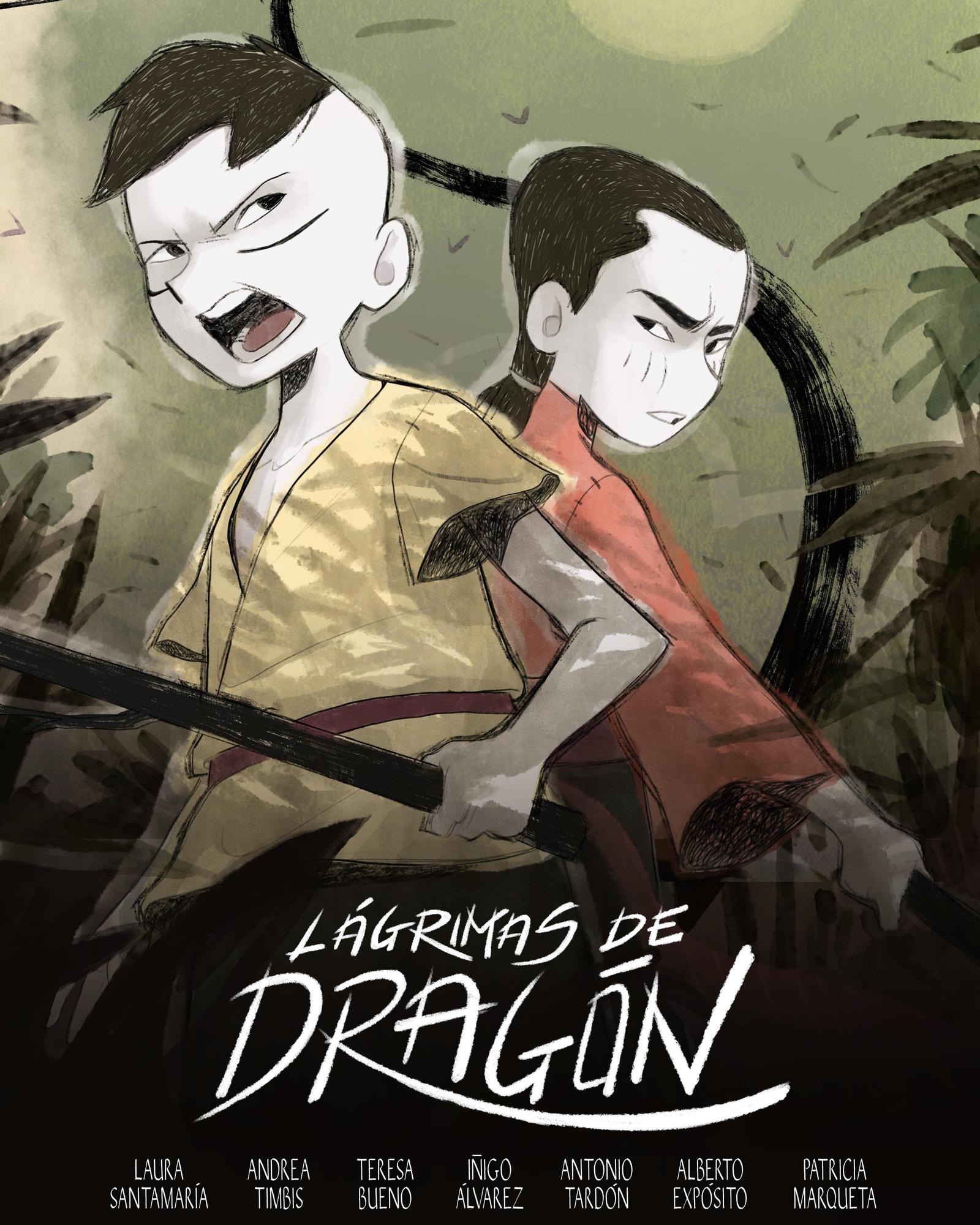 El póster de &#039;Lágrimas de Dragón&#039;.