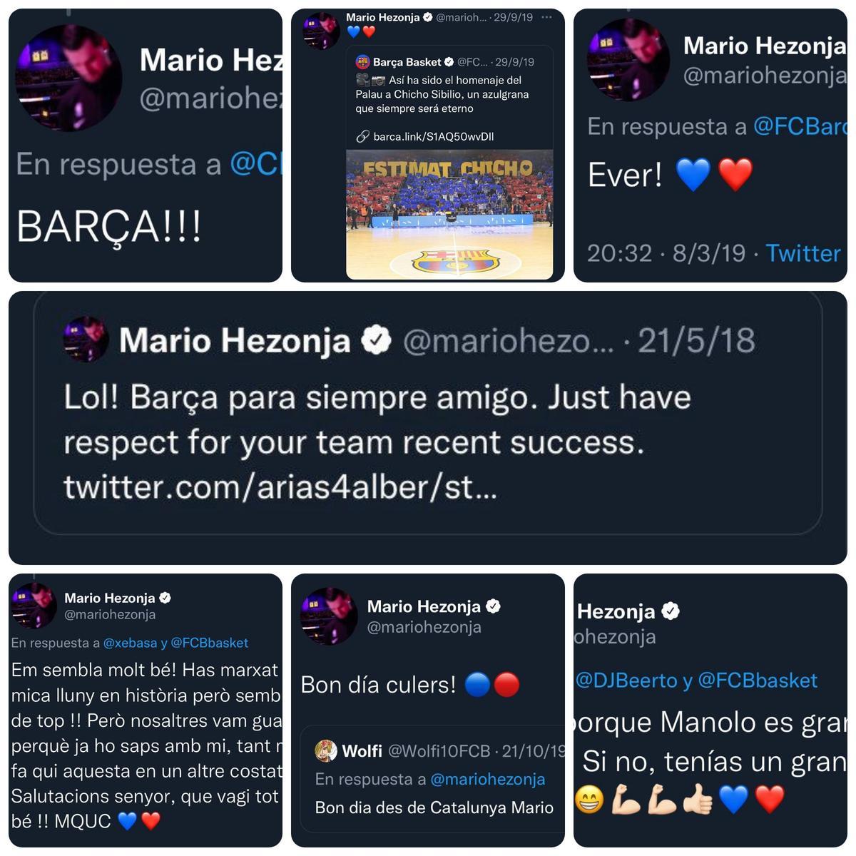 Los mensajes culers de Mario Hezonja