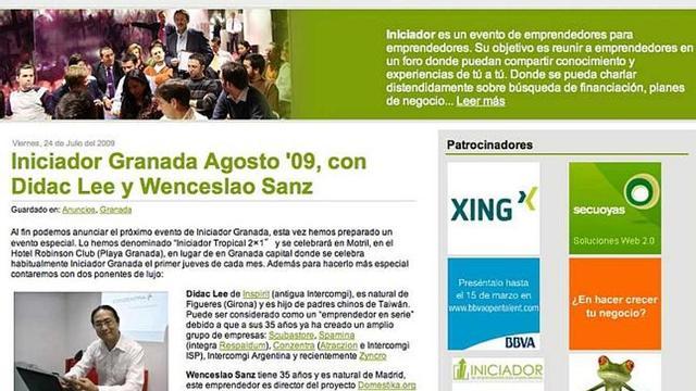 Imagen del portal www.iniciador.com