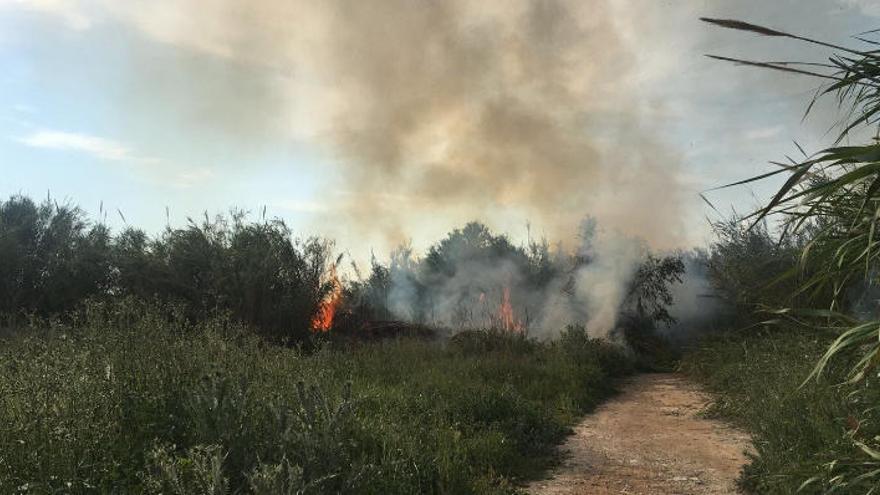 El incendio de Bétera fue detectado a tiempo.