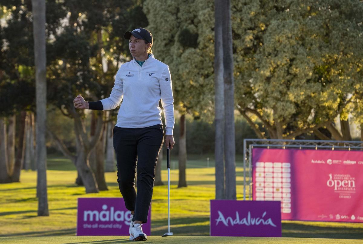 Un birdie en el 18 permitió a Carlota Ciganda subir posiciones en la primera jornada del Open de España