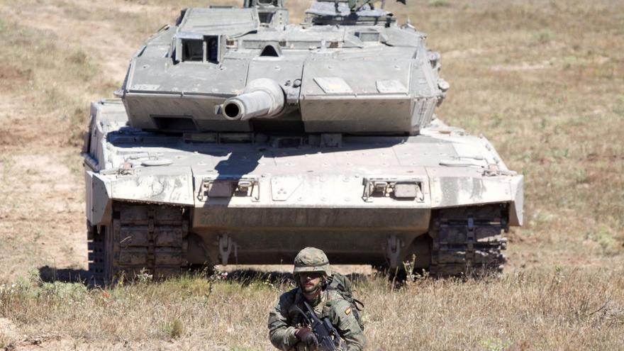 Defensa ya trabaja para recuperar los Leopard almacenados en Zaragoza y enviarlos a Ucrania
