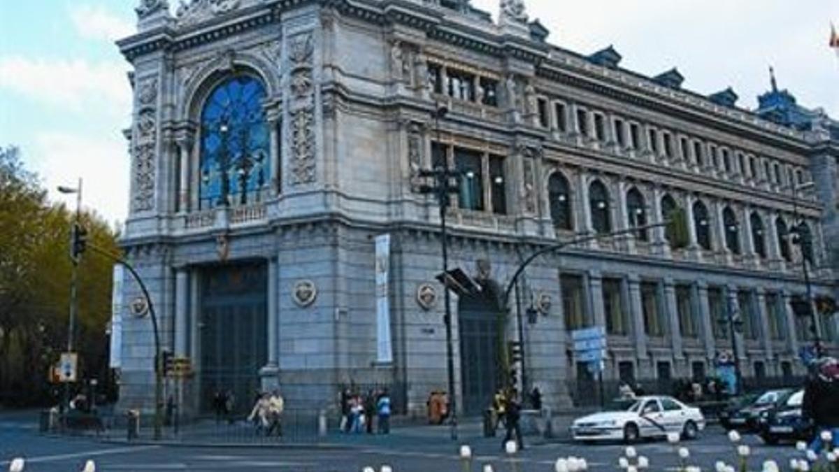 Sede del Banco de España, en la calle de Alcalá de Madrid.