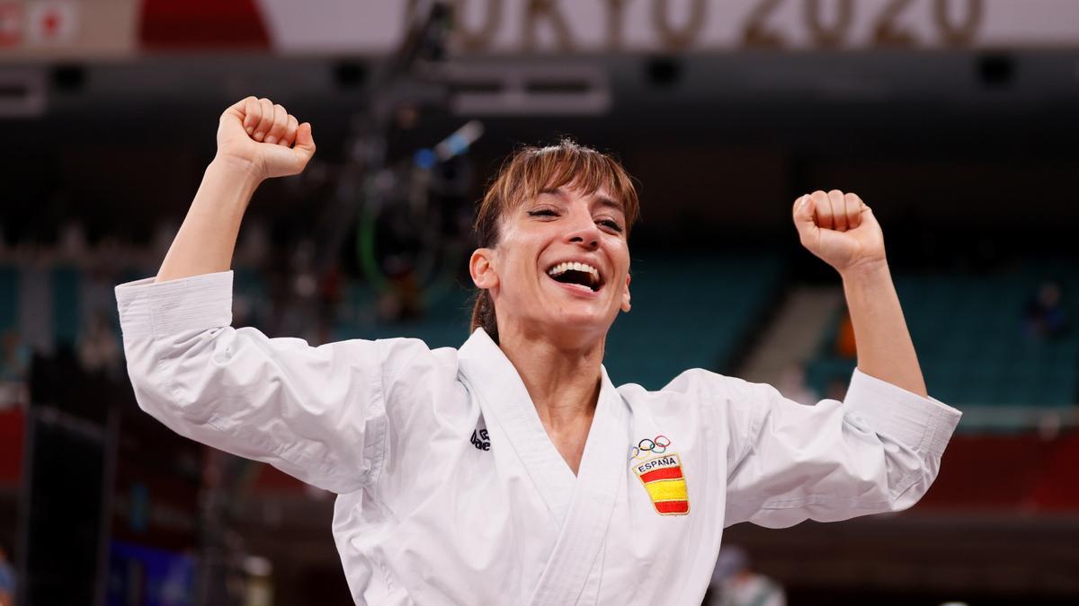 Sandra Sánchez, medalla de oro en kárate en Tokio 2020