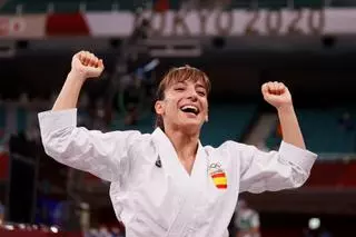 Sandra Sánchez conquista en kárate la segunda medalla de oro para España