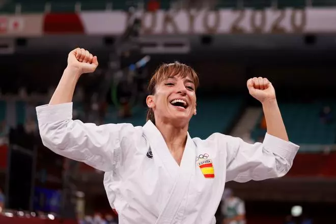 Sandra Sánchez, medalla de oro en kárate en Tokio 2020