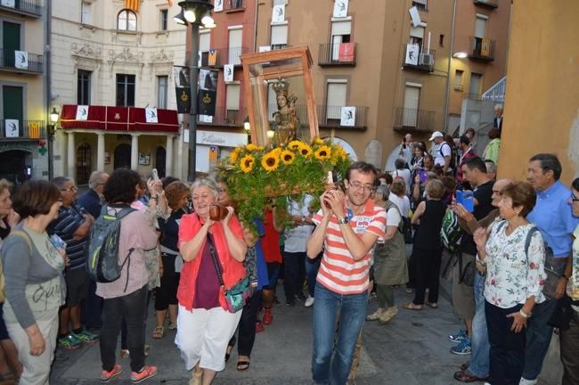 La Mare de Déu de Queralt torna al seu santuari