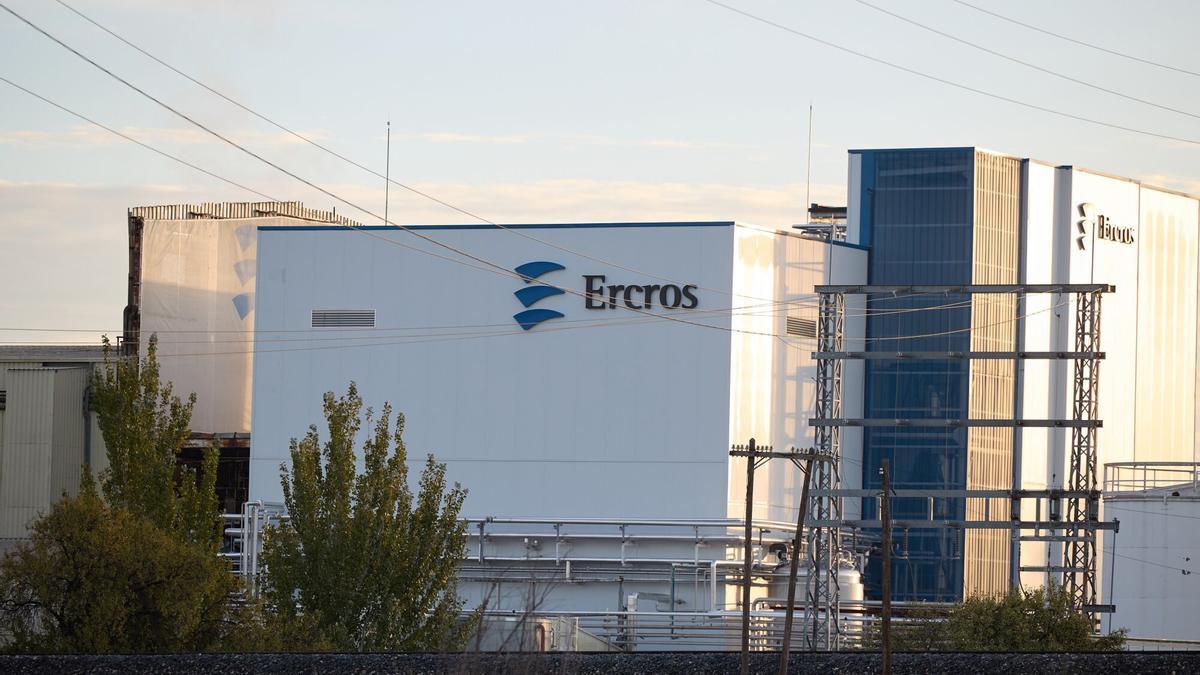11/10/2024 Fachada de la sede de Ercros, en Aranjuez, Madrid (España) ECONOMIA Jesús Hellín - Europa Press