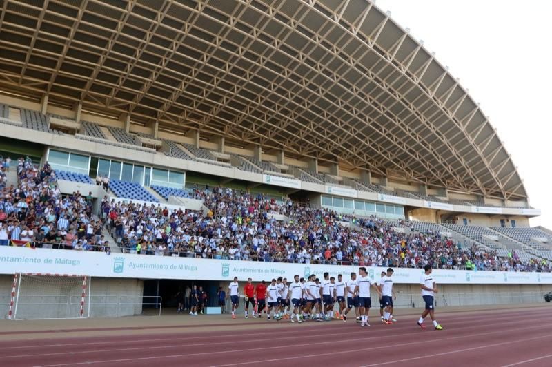 Entrenamiento de puertas abiertas del Málaga CF