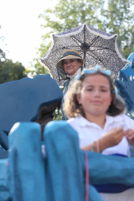 Desfile del Día de América en Asturias dentro de las fiestas de San Mateo de Oviedo