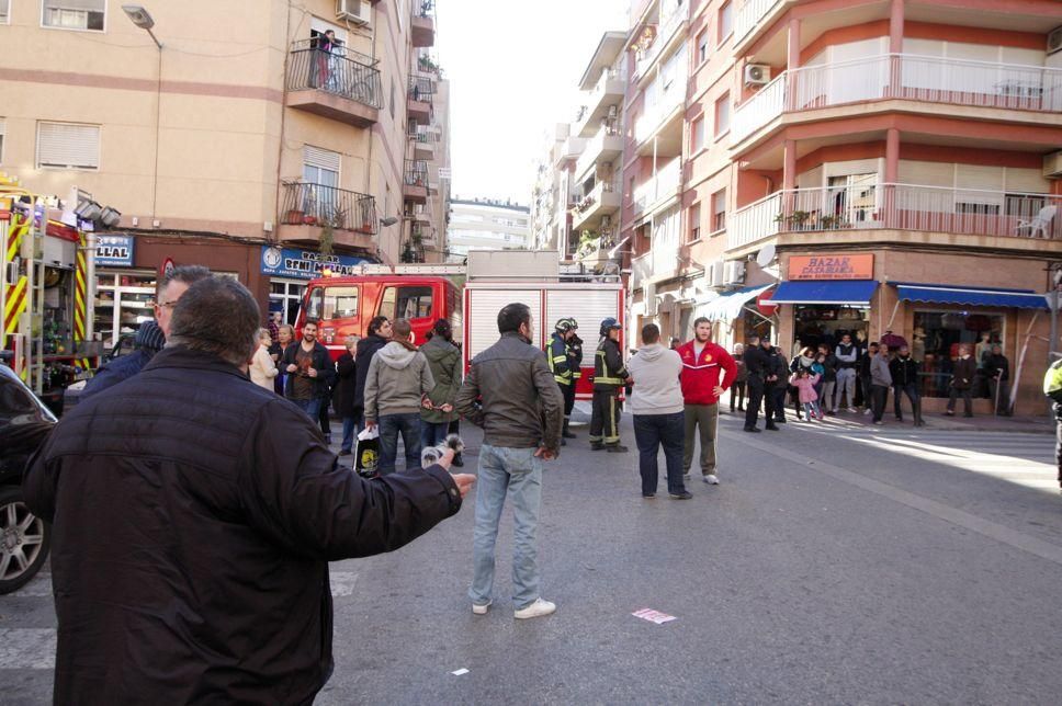 Derrumbe de una casa en Murcia