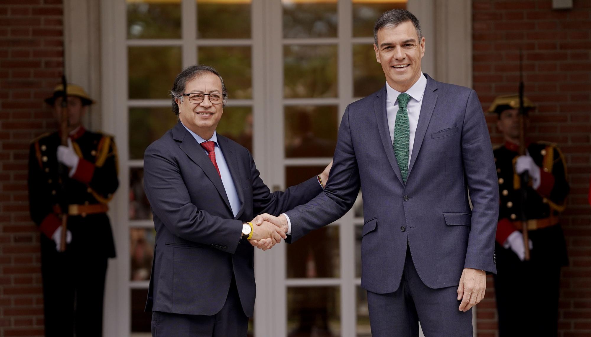 El presidente de Colombia, Gustavo Petro, en el segundo día de su visita de Estado a España