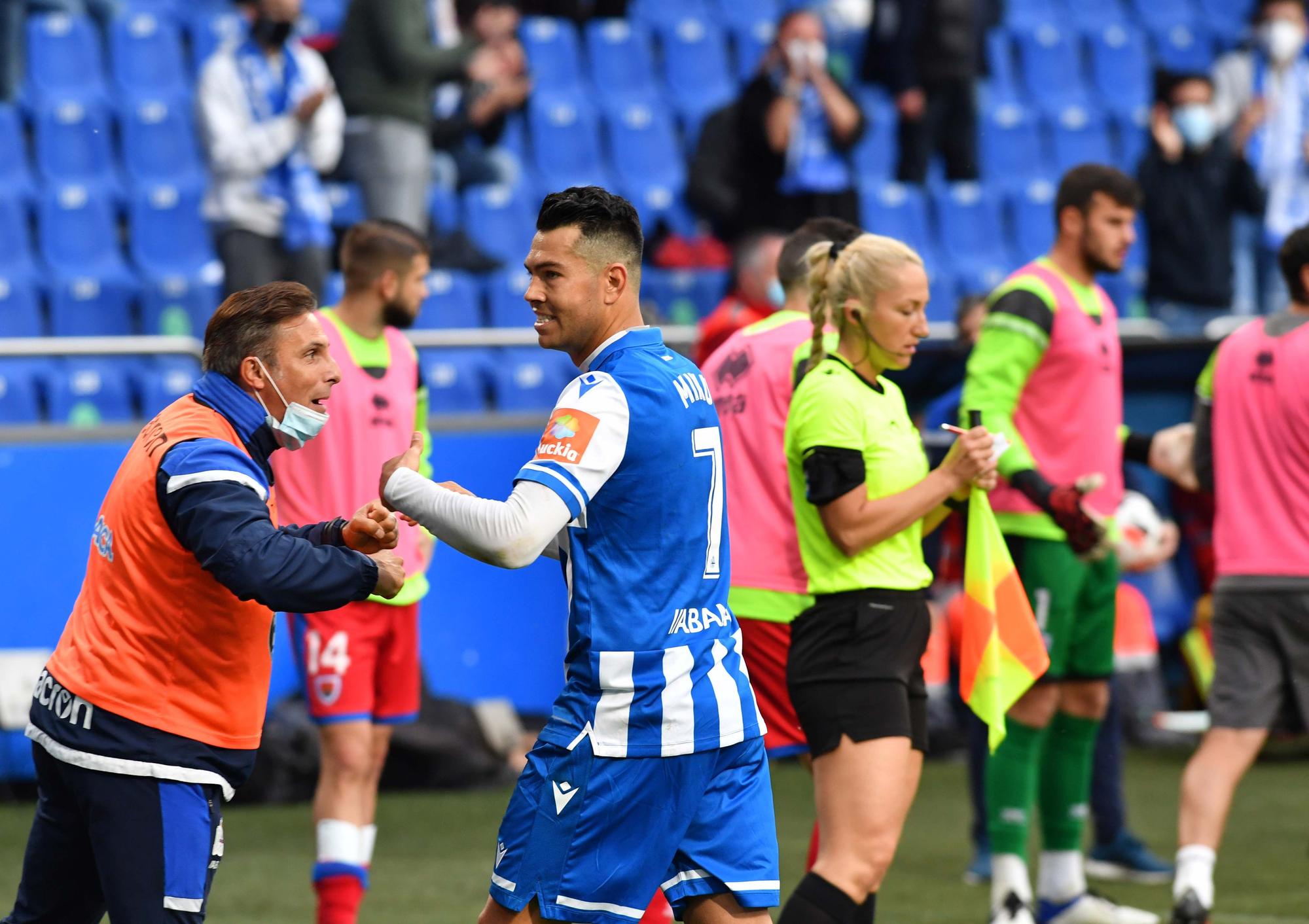 El Deportivo le gana 2-1 al Numancia