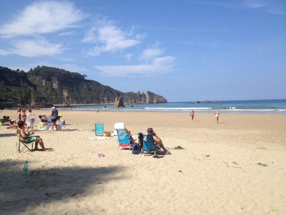 Vuelve el verano a Asturias en el primer fin de semana del otoño