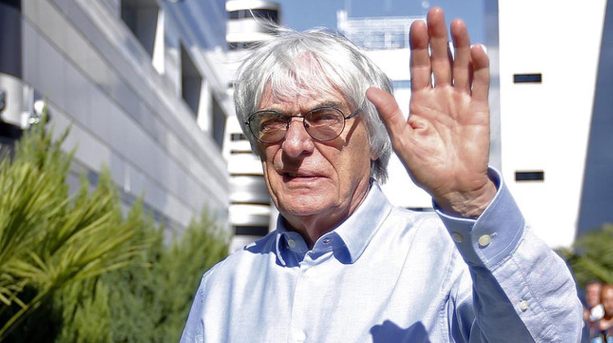 El cap de la F-1, Bernie Ecclestone, en una imatge recent.