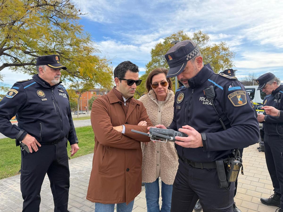 Incorporación tres nuevos drones con IA de la Policía Local de Paterna.