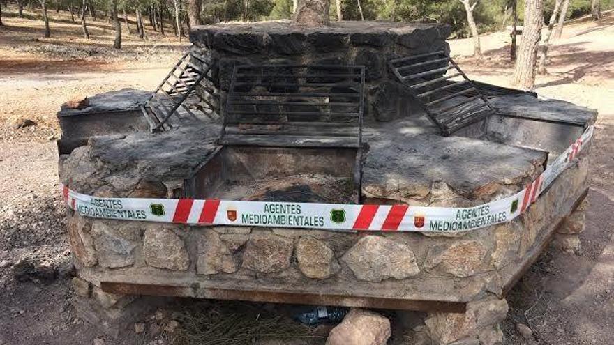 Las barbacoas serán clausuradas mañana.