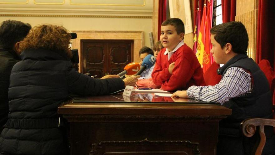 Pleno infantil en el Ayuntamiento de Murcia